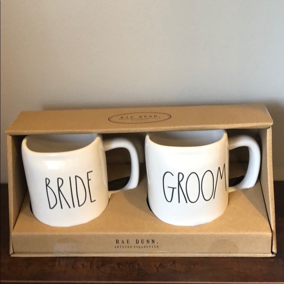 Rae Dunn Accessories - BRIDE & GROOM Rae Dunn Coffee Mug Set